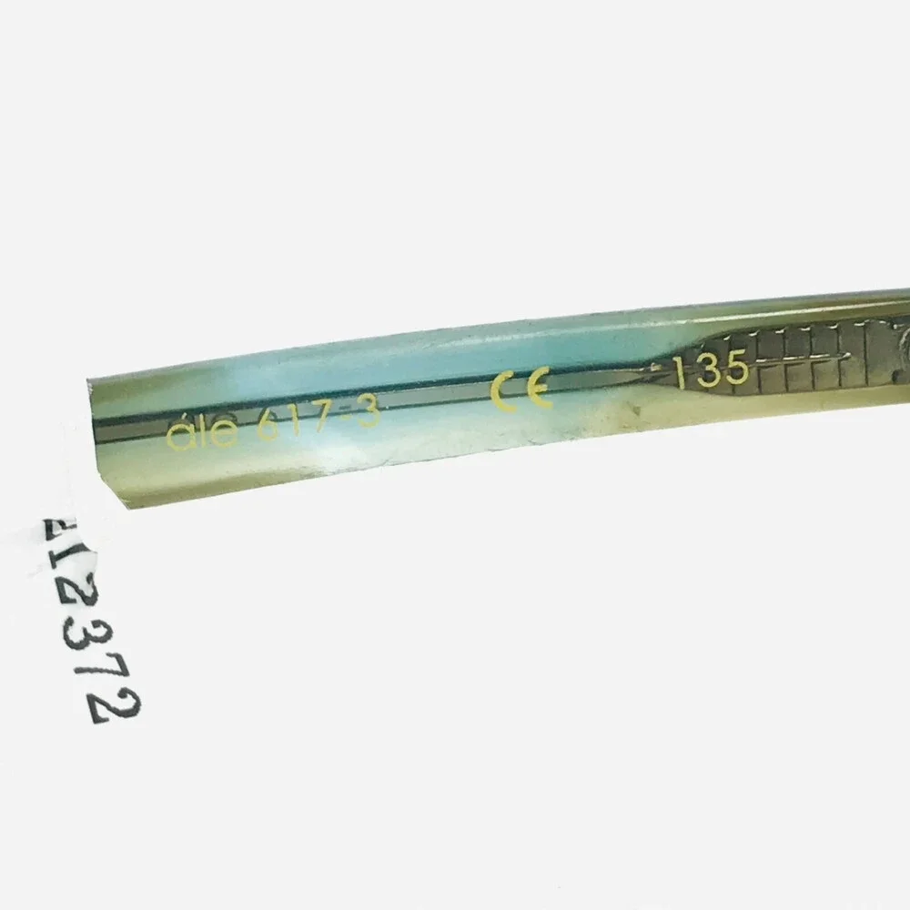 Ale by Alessandra Eyeglasses Frames 617-3 Clear Blue Green Round 51-18-135